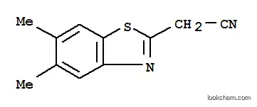 2-벤조티아졸아세토니트릴,5,6-디메틸-(9CI)