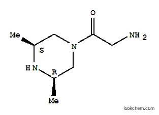피페라진, 1-(아미노아세틸)-3,5-디메틸-, (3R,5S)-rel-(9CI)