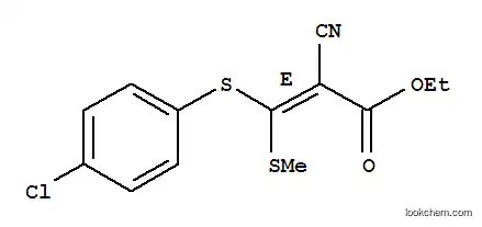 에틸 3- (4- 클로로 페닐 티오) -2- 시아 노 -3- (메틸 티오) 아크릴 레이트