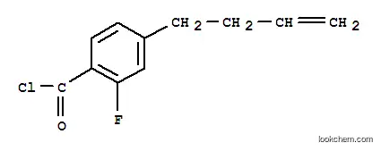 벤조일 클로라이드, 4-(3-부테닐)-2-플루오로-(9CI)