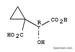 시클로프로판아세트산, 1-카르복시-알파-히드록시-, (alphaR)-(9CI)