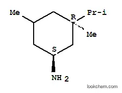 시클로헥산아민, 3,5-디메틸-3-(1-메틸에틸)-, (1R,3S)-rel-(9CI)
