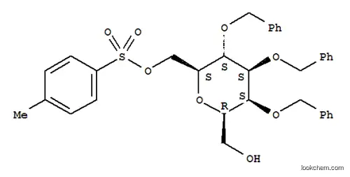 L-글리세로-L-갈락토-헵티톨, 2,6-무수-3,4,5-트리스-O-(페닐메틸)-, 7-(4-메틸벤젠설포네이트)