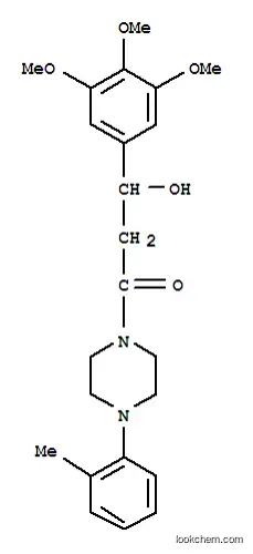 1-[3-(3,4,5-トリメトキシフェニル)-3-ヒドロキシプロパノイル]-4-(2-メチルフェニル)ピペラジン