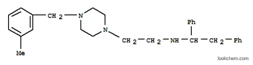 1-[2-[(1,2-ジフェニルエチル)アミノ]エチル]-4-(3-メチルベンジル)ピペラジン