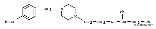 1- [p- (tert- 부틸) 벤질] -4- [2-[(1,2- 디 페닐 에틸) 아미노] 에틸] 피페 라진