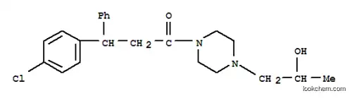 4- [3- (p- 클로로 페닐) -3- 페닐 프로피 오닐] -α- 메틸 -1- 피페 라진 에탄올