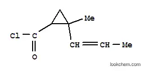 시클로프로판카르보닐 클로라이드, 2-메틸-2-(1-프로페닐)-(9CI)