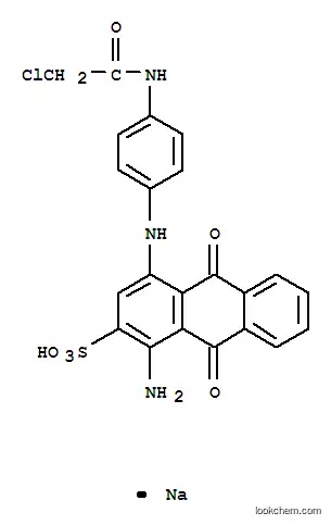 1-アミノ-4-[[4-[(クロロアセチル)アミノ]フェニル]アミノ]-9,10-ジヒドロ-9,10-ジオキソ-2-アントラセンスルホン酸ナトリウム