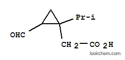 시클로프로판아세트산, 2-포르밀-1-(1-메틸에틸)-(9CI)