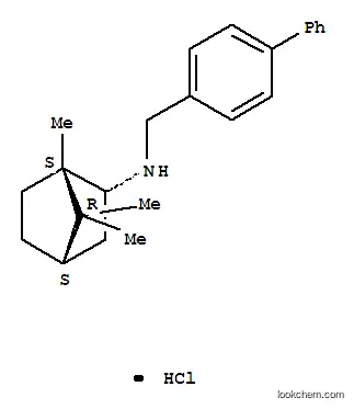 4-바이페닐메틸아민, N-2-보르닐-, 염산염, 엔도-DL-