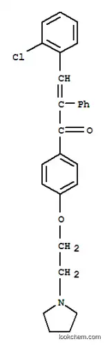 2-クロロ-α-フェニル-4′-[2-(1-ピロリジニル)エトキシ]カルコン