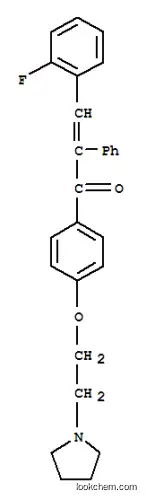 2-플루오로-α-페닐-4'-[2-(1-피롤리디닐)에톡시]칼콘