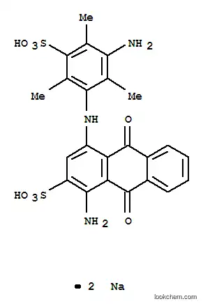 1-アミノ-4-(3-アミノ-2,4,6-トリメチル-5-スルホアニリノ)-9,10-ジヒドロ-9,10-ジオキソアントラセン-2-スルホン酸ジナトリウム