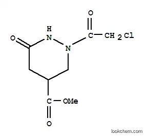 4-피리다진카르복실산, 2-(클로로아세틸)헥사하이드로-6-옥소-, 메틸 에스테르(9CI)