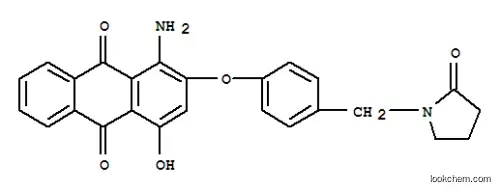 1-アミノ-4-ヒドロキシ-2-[4-[(2-オキソ-1-ピロリジニル)メチル]フェノキシ]-9,10-アントラキノン