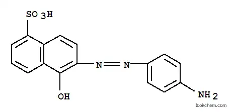 6-[(4-アミノフェニル)アゾ]-5-ヒドロキシ-1-ナフタレンスルホン酸