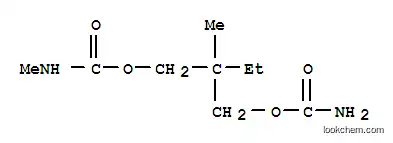 2- (카르 바 모일 옥시 메틸) -2- 메틸 부틸 = N- 메틸 카르 바 메이트