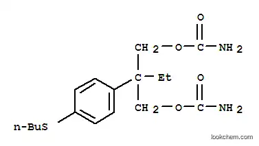 디카르밤산 2-[p-(부틸티오)페닐]-2-에틸트리메틸렌 에스테르
