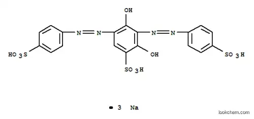 삼나트륨 2,4-디히드록시-3,5-비스[(4-술포네이토페닐)아조]벤젠술포네이트