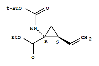 Cyclopropanecarboxylicacid,1-[[(1,1-dimethylethoxy)carbonyl]amino]-2-ethenyl-,ethylester,(1R,2S)-