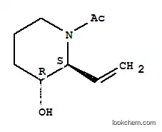 3-피페리디놀, 1-아세틸-2-에테닐-, (2R,3S)-rel-(9CI)