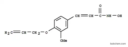 3-(4-알릴옥시-3-메톡시페닐)-2-프로펜히드록삼산