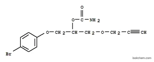 1-(p-브로모페녹시)-3-(2-프로피닐옥시)-2-프로판올 카바메이트