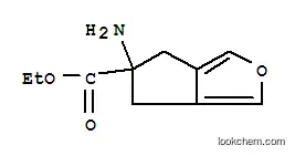 4H-사이클로펜타[c]푸란-5-카복실산,5-아미노-5,6-디하이드로-,에틸에스테르