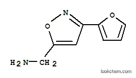 이속사졸, 5-(아미노메틸)-3-(2-푸릴)-(8Cl)