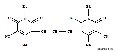 5-[3-[(5-シアノ-1-エチル-1,6-ジヒドロ-2-ヒドロキシ-4-メチル-6-オキソピリジン)-3-イル]-2-プロペニリデン]-1-エチル-1,2,5,6-テトラヒドロ-4-メチル-2,6-ジオキソ-3-ピリジンカルボニトリル