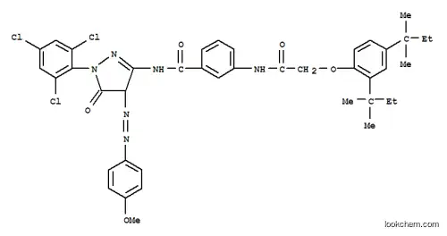 1-(2,4,6-トリクロロフェニル)-3-[3-[(2,4-ジ-tert-ペンチルフェノキシ)アセチルアミノ]ベンゾイルアミノ]-4-(4-メトキシフェニルアゾ)-2-ピラゾリン-5-オン