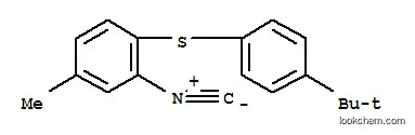1-[(4-tert-ブチルフェニル)チオ]-2-イソシアノ-4-メチルベンゼン