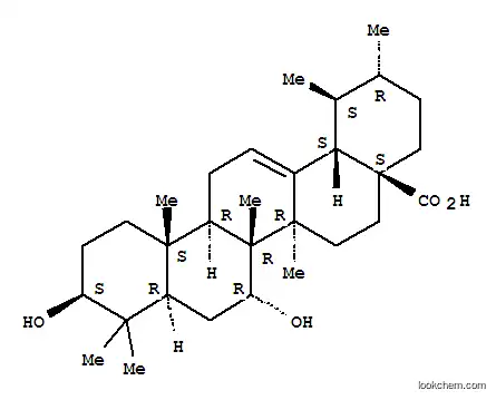 3β,7α-Dihydroxyurs-12-en-28-oic 산