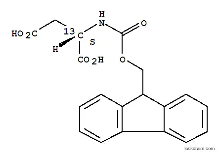 N- (9-Fluorenylmethoxycarbonyl) -L-aspartic-2-13C 산, L-Aspartic-2-13C 산, N-Fmoc dervative