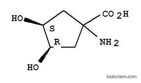 시클로펜탄카르복실산, 1-아미노-3,4-디히드록시-, (3R,4S)-(9CI)
