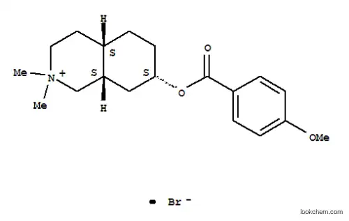 이소퀴놀륨, 1,2,3,4,4a-베타,5,6,7,8,8a-베타-데카히드로-7-알파-히드록시-y-2,2-디메틸-, 브롬화물, p-아니세이트