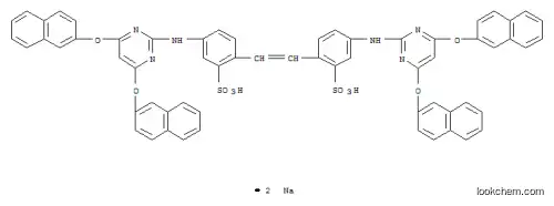 4,4′-ビス[4,6-ビス(2-ナフチルオキシ)ピリミジン-2-イルアミノ]スチルベン-2,2′-ジスルホン酸ジナトリウム