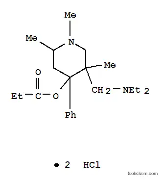 [5-(디에틸아미노메틸)-1,2,5-트리메틸-4-페닐-4-피페리딜]프로파노에이트 디히드로클로라이드