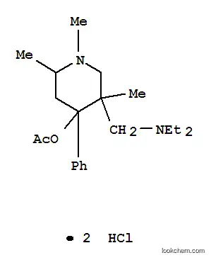 [5-(디에틸아미노메틸)-1,2,5-트리메틸-4-페닐-4-피페리딜]아세테이트 디히드로클로라이드
