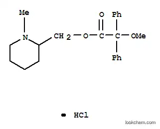 아세트산, 2,2-디페닐-2-메톡시-, (1-메틸-2-피페리딜)메틸 에스테르, 염산염