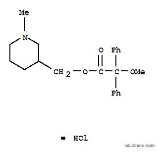 (1-메틸-3,4,5,6-테트라히드로-2H-피리딘-3-일)메틸 2-메톡시-2,2-디페닐-아세테이트 클로라이드