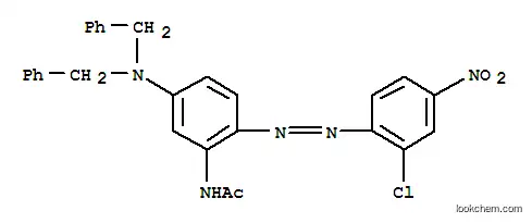 N-[5-[ビス(フェニルメチル)アミノ]-2-[(2-クロロ-4-ニトロフェニル)アゾ]フェニル]アセトアミド