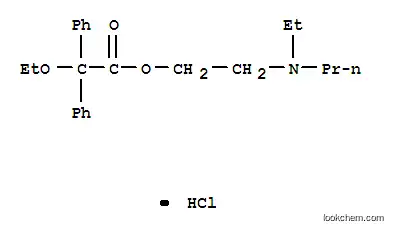 아세트산, 2,2-디페닐-2-에톡시-, (2-(N-에틸-N-프로필아미노)에틸) 에스테르, 염산염