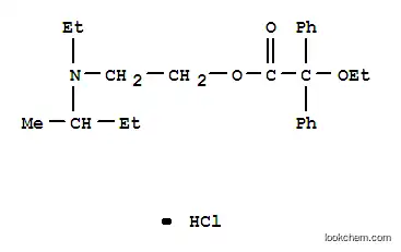 2,2- 디 페닐 -2-에 톡시 아세트산 (2- (N-sec- 부틸 -N- 에틸 아미노) 에틸) 에스테르 염산염