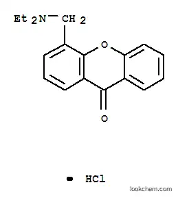 크산텐-9-온, 4-(디에틸아미노)메틸-, 염산염