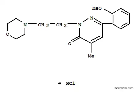 3(2H)-피리다지논, 6-(o-메톡시페닐)-4-메틸-2-(2-모르폴리노에틸)-, 염산염