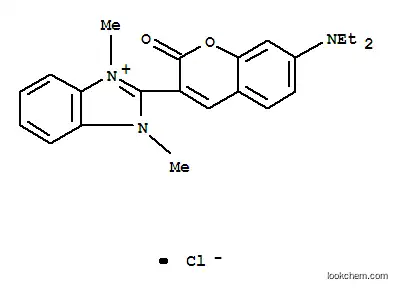2-(7-ジメチルアミノ-2-オキソ-2H-1-ベンゾピラン-3-イル)-1,3-ジメチル-1H-ベンゾイミダゾール-3-イウム?クロリド
