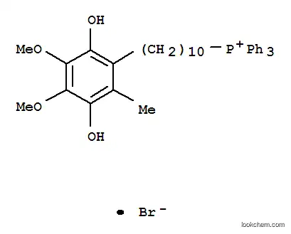 포스 포늄, 10- (3,6- 디 히드 록시 -4,5- 디메 톡시 -2- 메틸페닐) 데실 트리 페닐-, 브로마이드