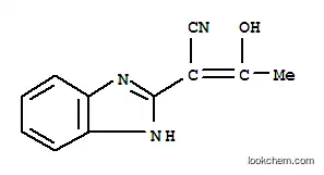 1H-벤즈이미다졸-2-아세토니트릴,알파-(1-하이드록시에틸리덴)-(9CI)